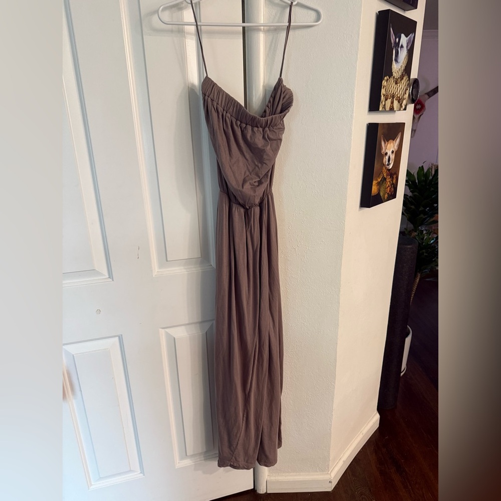 Velvet tube dress XS